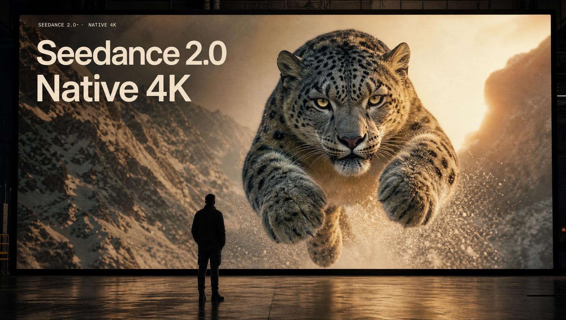 Seedance 2.0 Native 4K — cinematic AI video, live on Lumineer